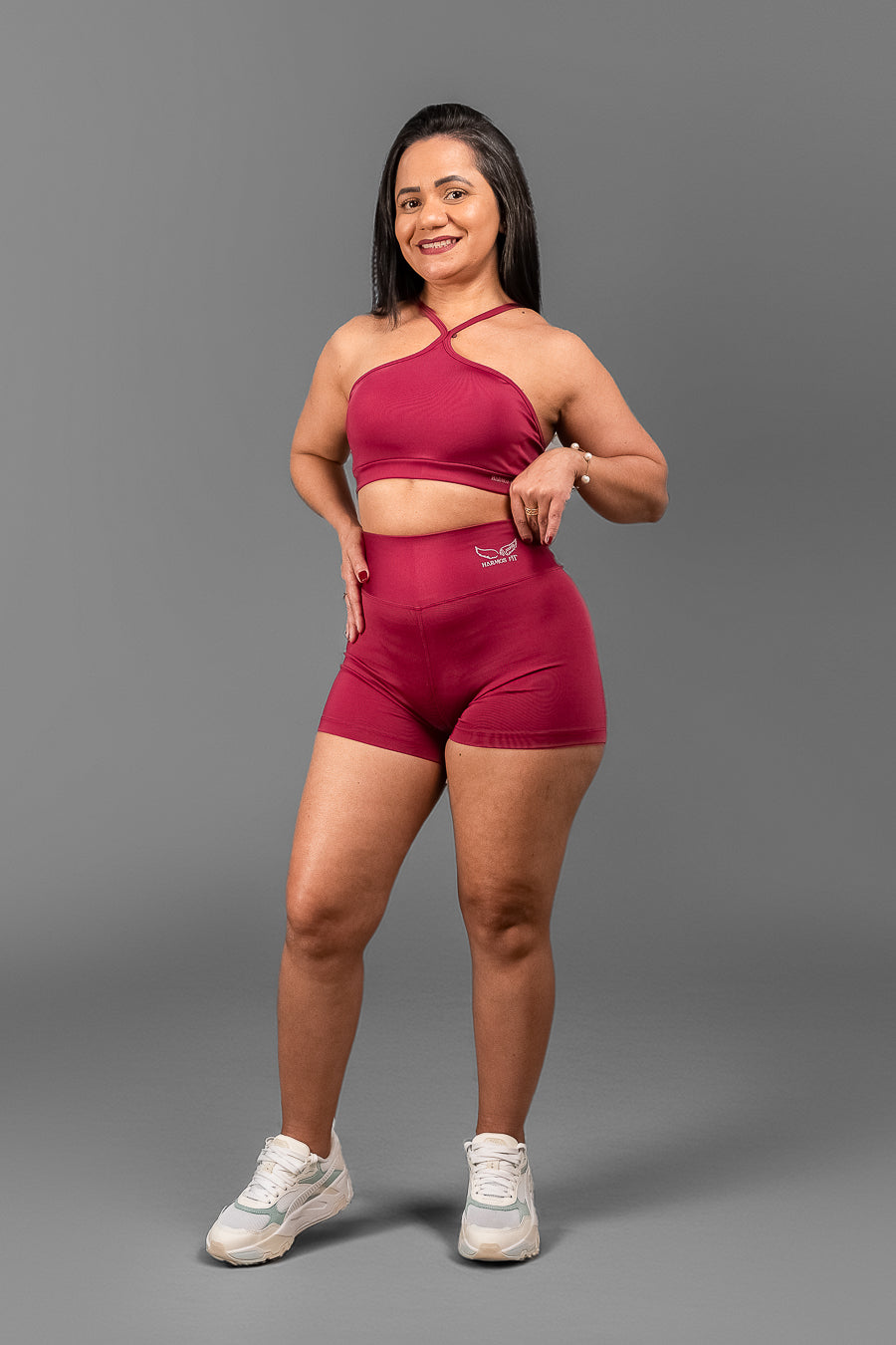 Conjunto Short - Vinho